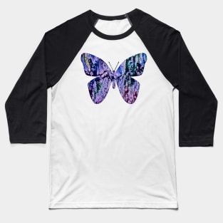 Paint Poured Butterfly 4 Baseball T-Shirt